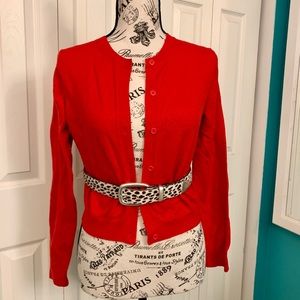 ❤️ Cute red Gap cardigan sweater
